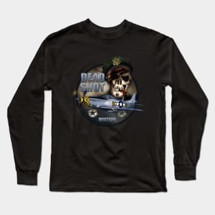 P51 Mustang Dead Shot Long Sleeve T-Shirt